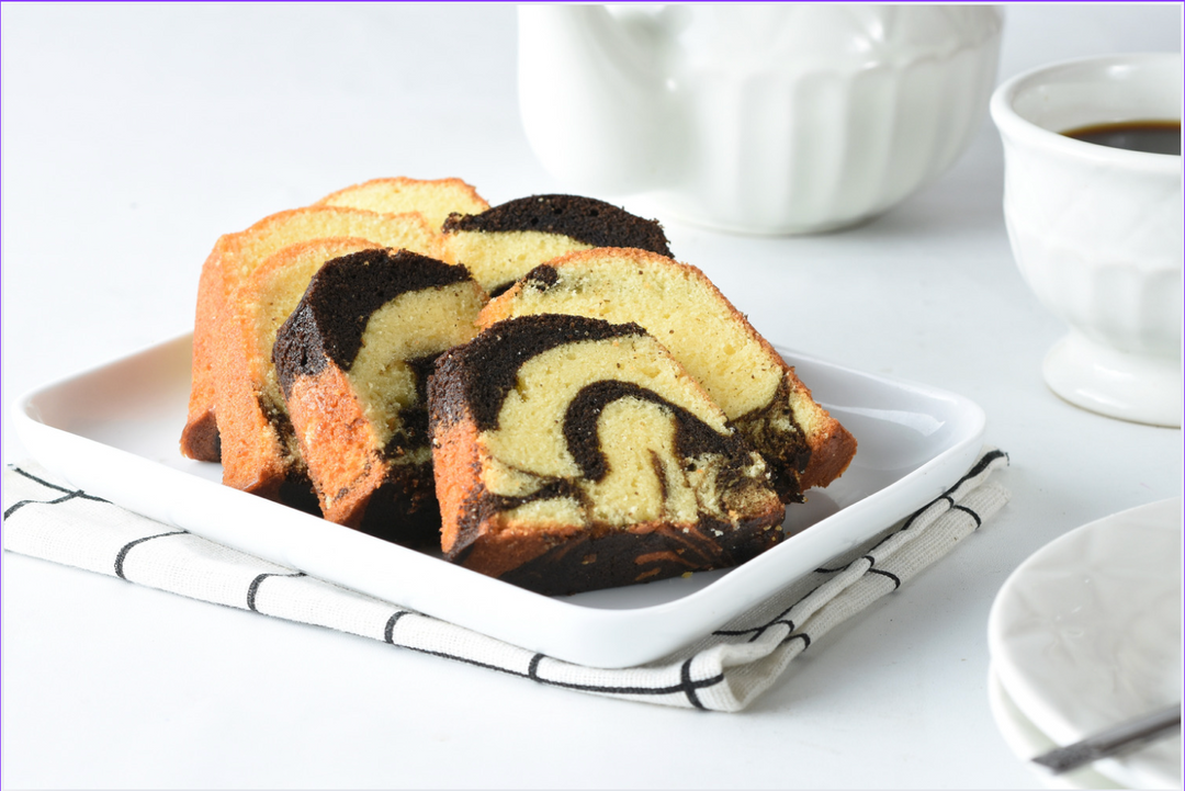 Coconut Marble Cake