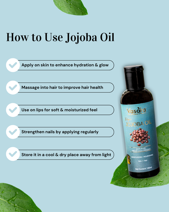 Cold Pressed Jojoba Oil, 100ml