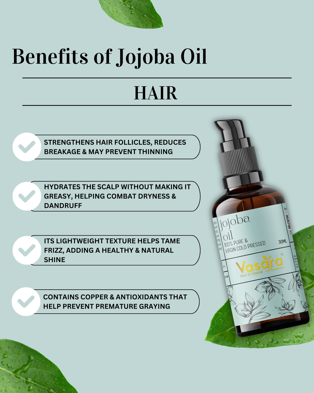 Cold Pressed Jojoba Oil 30ml