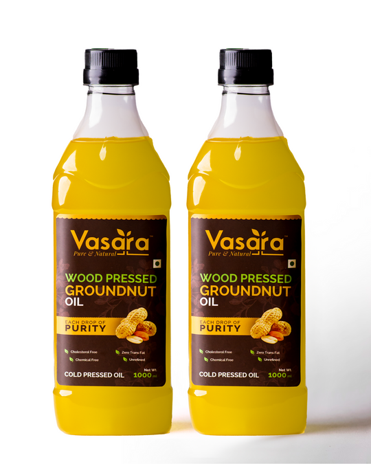 Wood Pressed Groundnut Oil Combo Pack 2x1L