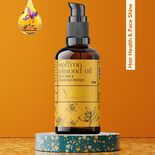 cold pressed saffron almond oil 30ml