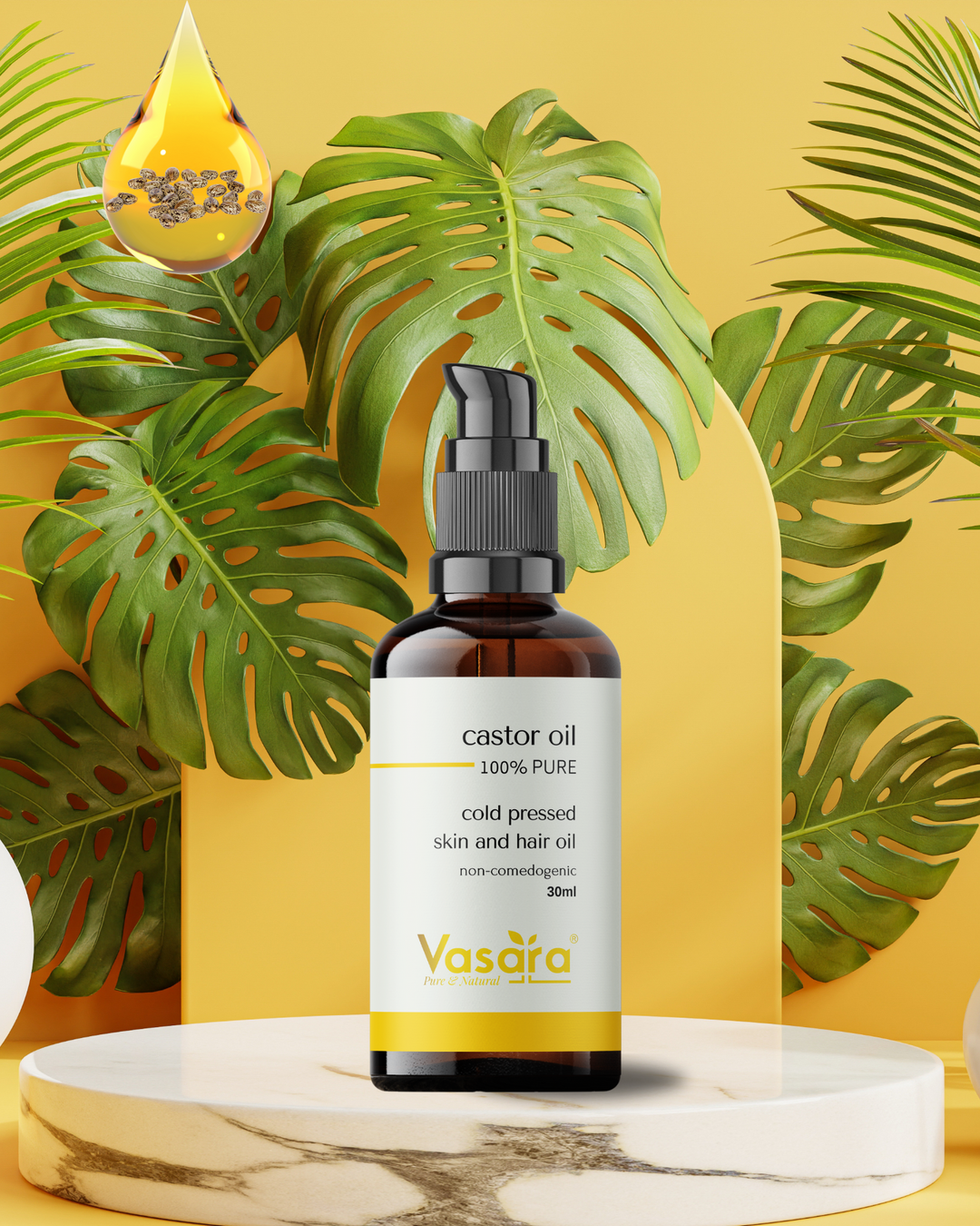 Cold Pressed Castor Oil 30ml