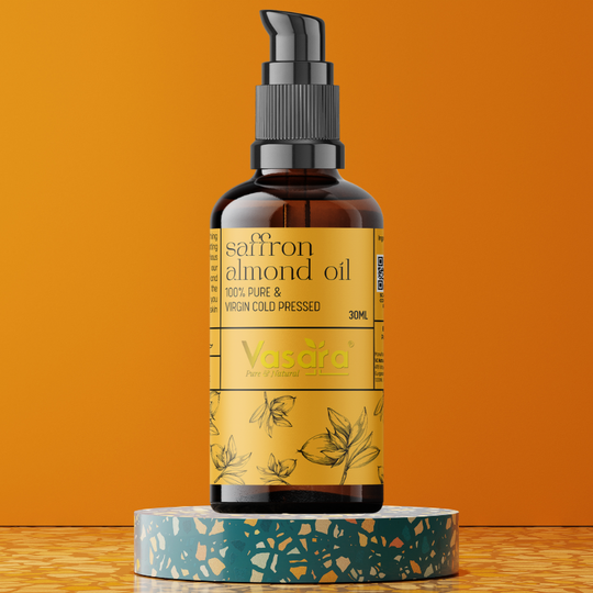 wood pressed saffron almond oil 30ml