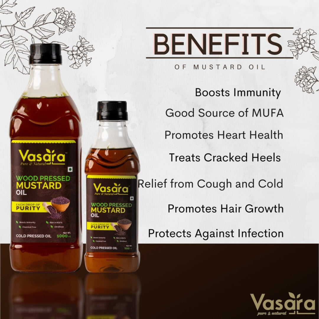 Benefits of cold pressed mustard oil