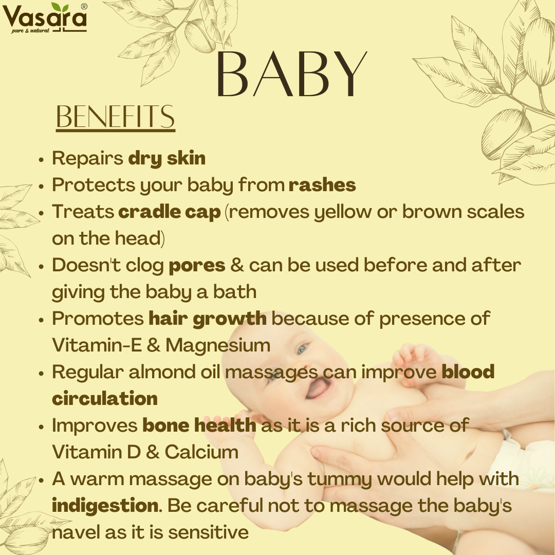 benefits of almond oil for babies