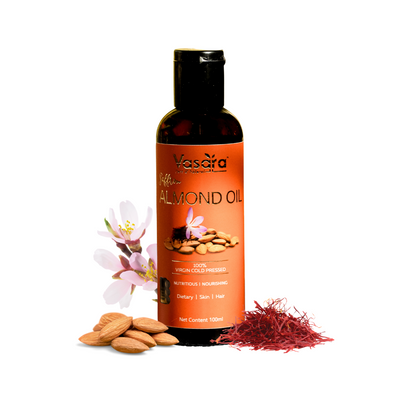 cold pressed saffron almond oil 100ml